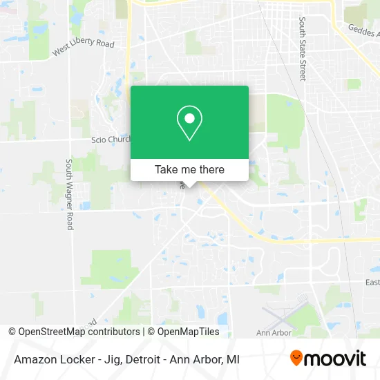 Amazon Locker - Jig map