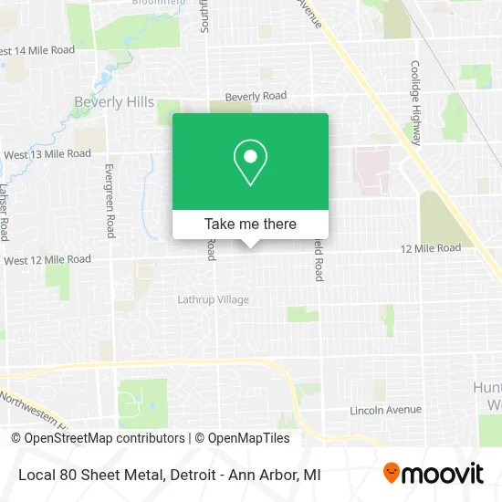 Local 80 Sheet Metal map