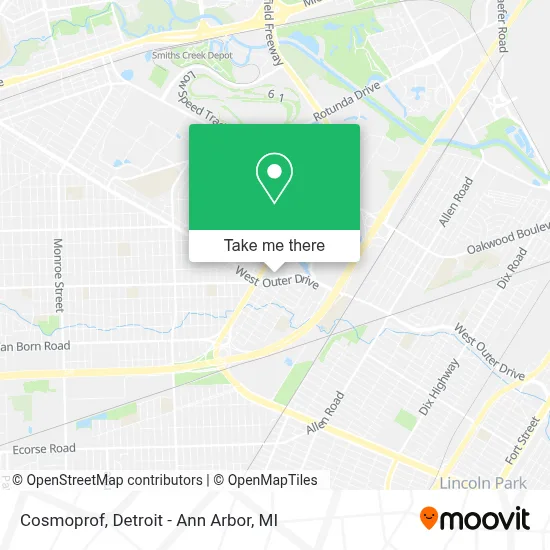 Cosmoprof map