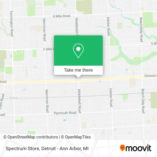 Spectrum Store map