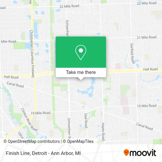 Finish Line map