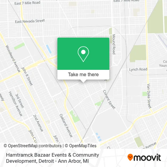 Hamtramck Bazaar Events & Community Development map
