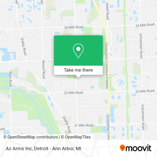 Az Arms Inc map