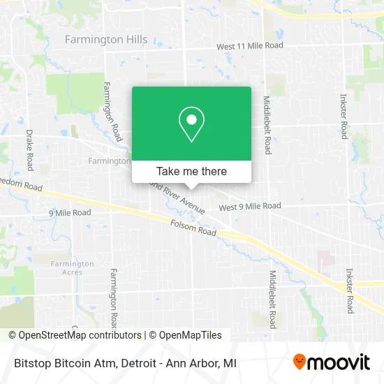 Bitstop Bitcoin Atm map