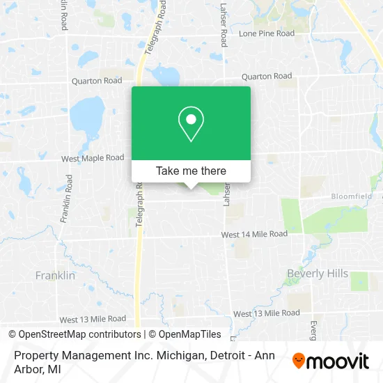 Property Management Inc. Michigan map