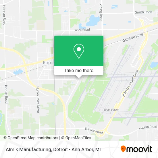 Almik Manufacturing map