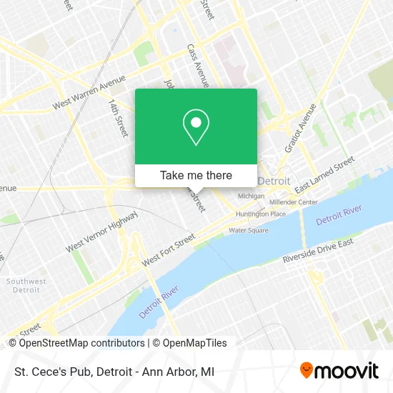 St. Cece's Pub map