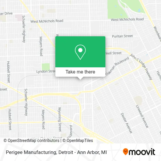 Perigee Manufacturing map