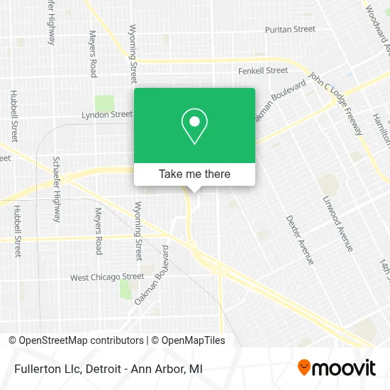 Fullerton Llc map