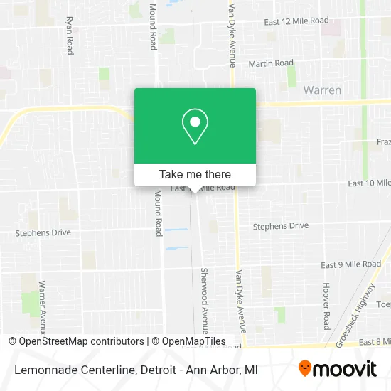 Lemonnade Centerline map