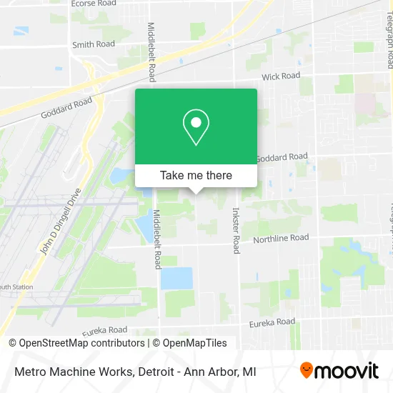 Metro Machine Works map