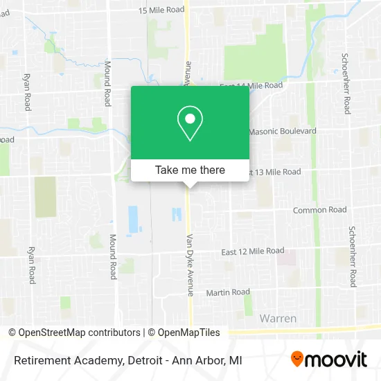 Retirement Academy map