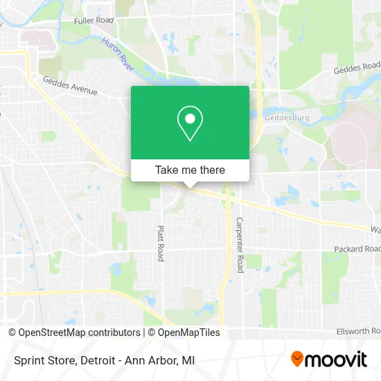 Sprint Store map
