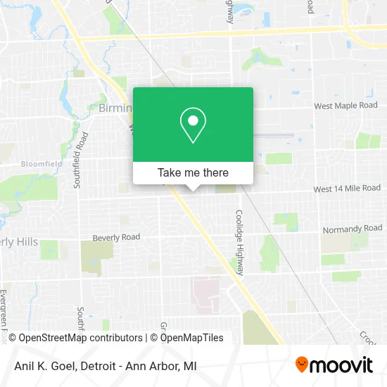 Anil K. Goel map