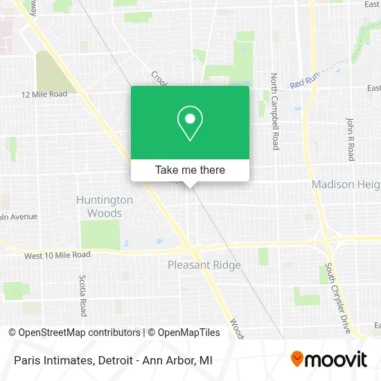 Paris Intimates map