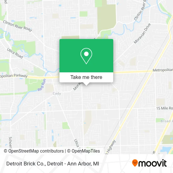 Detroit Brick Co. map