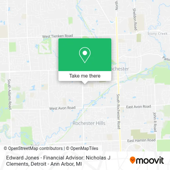 Edward Jones - Financial Advisor: Nicholas J Clements map
