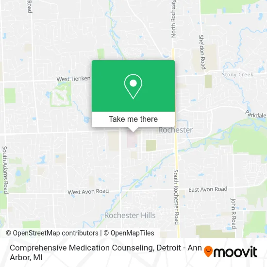 Comprehensive Medication Counseling map