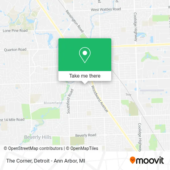 The Corner map