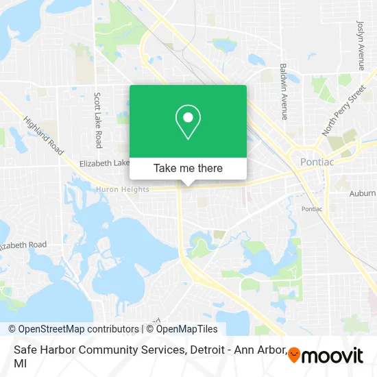 Safe Harbor Community Services map