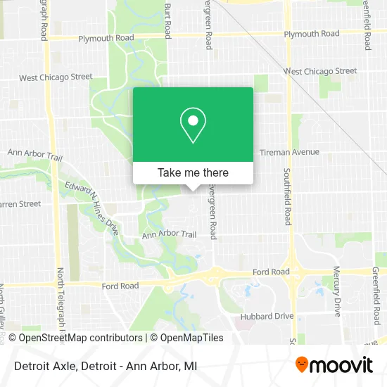 Detroit Axle map
