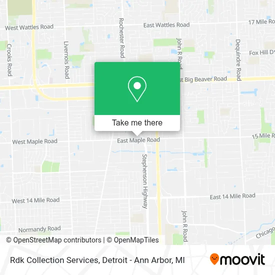 Rdk Collection Services map