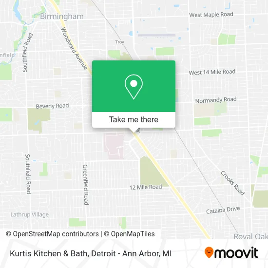 Kurtis Kitchen & Bath map