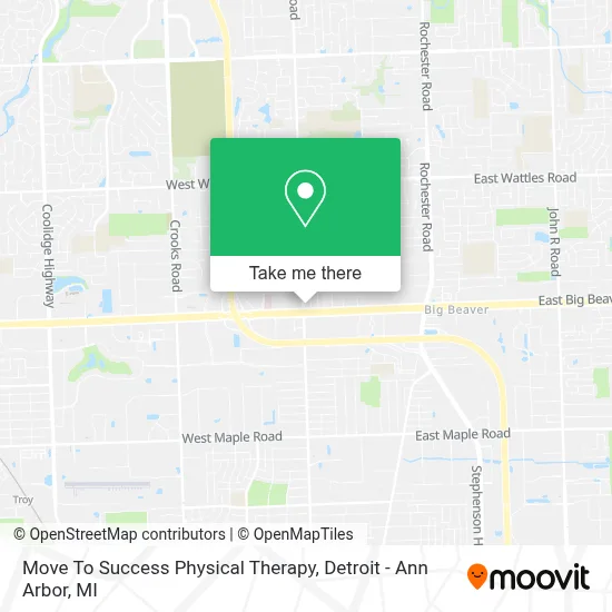 Move To Success Physical Therapy map