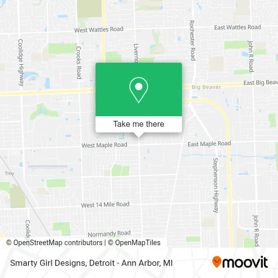 Smarty Girl Designs map