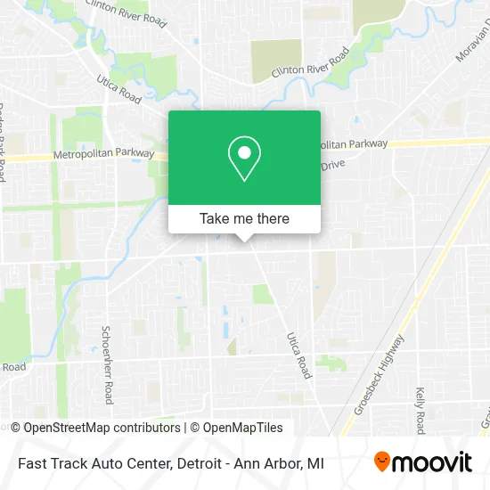 Fast Track Auto Center map