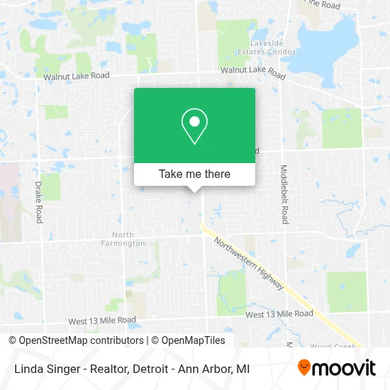 Linda Singer - Realtor map
