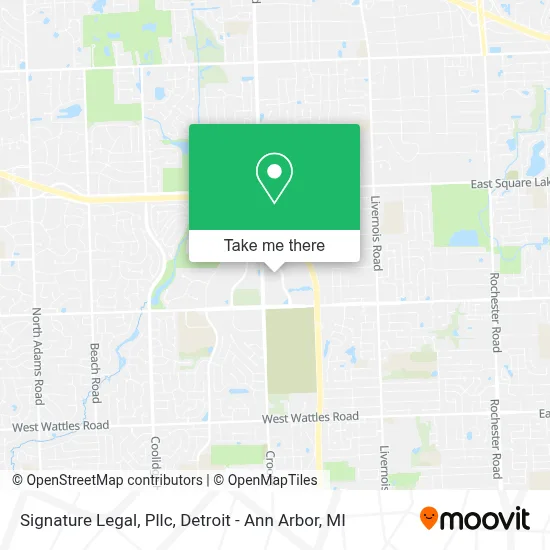 Signature Legal, Pllc map