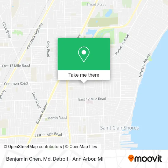 Benjamin Chen, Md map
