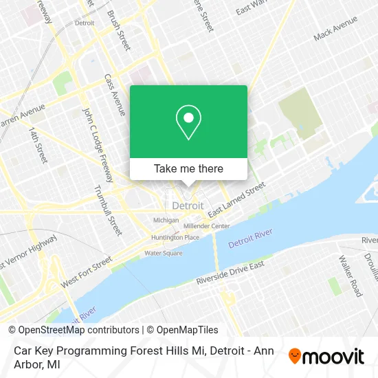 Car Key Programming Forest Hills Mi map