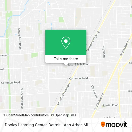 Dooley Learning Center map