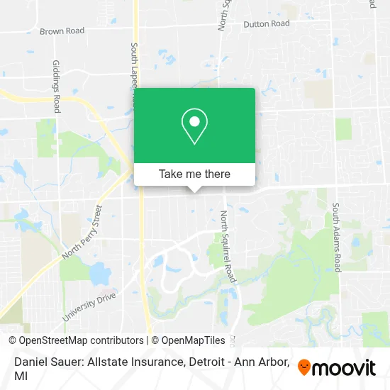 Daniel Sauer: Allstate Insurance map