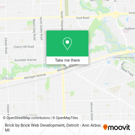 Brick by Brick Web Development map