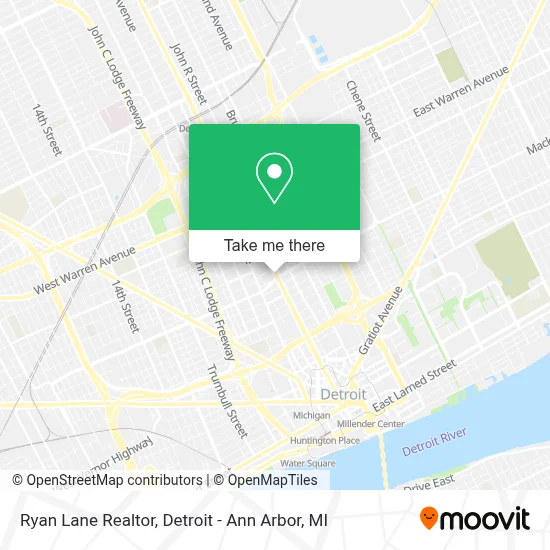 Ryan Lane Realtor map