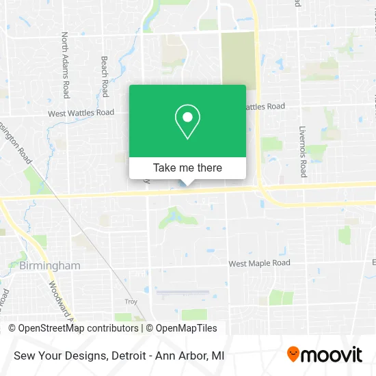 Sew Your Designs map