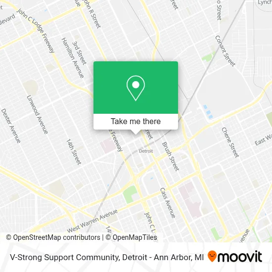 V-Strong Support Community map