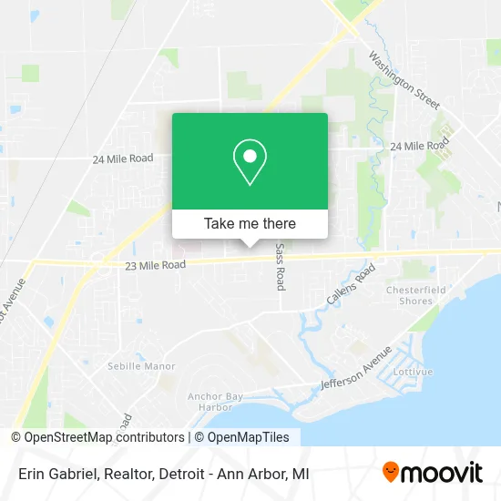 Erin Gabriel, Realtor map