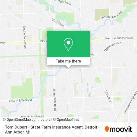 Tom Dupart - State Farm Insurance Agent map