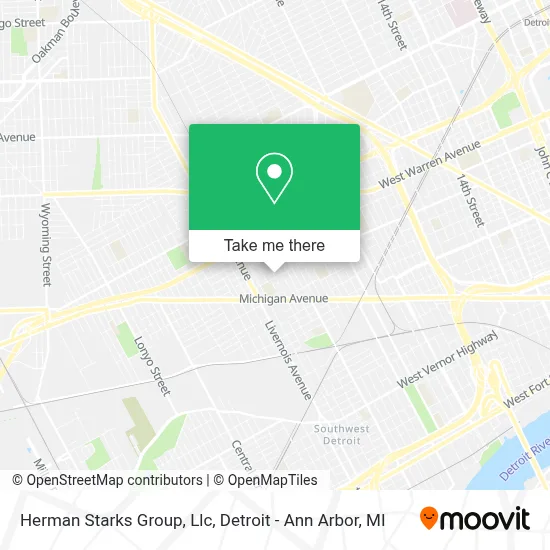 Herman Starks Group, Llc map