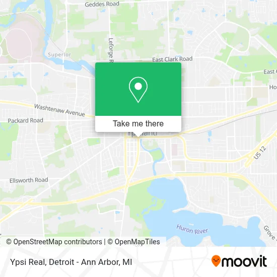 Ypsi Real map