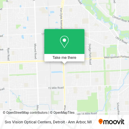 Svs Vision Optical Centers map