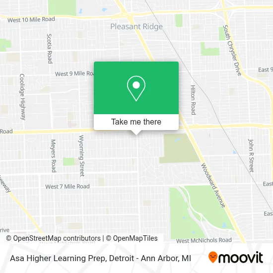 Asa Higher Learning Prep map