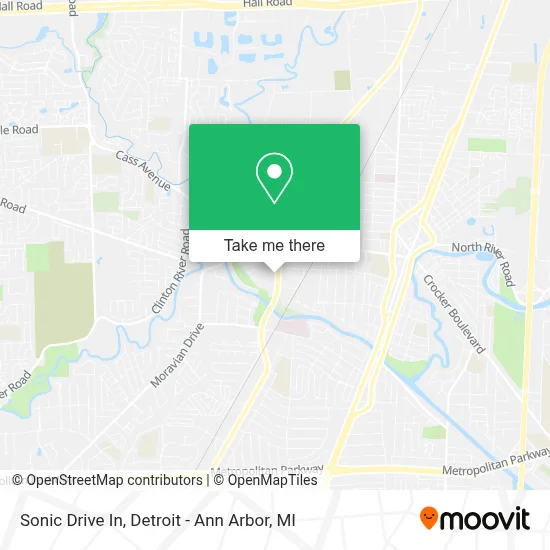 Sonic Drive In map