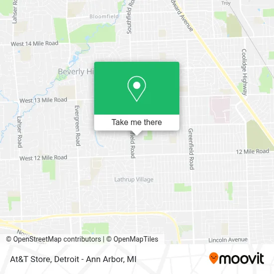 At&T Store map