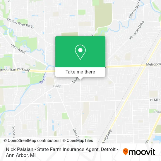 Nick Palaian - State Farm Insurance Agent map