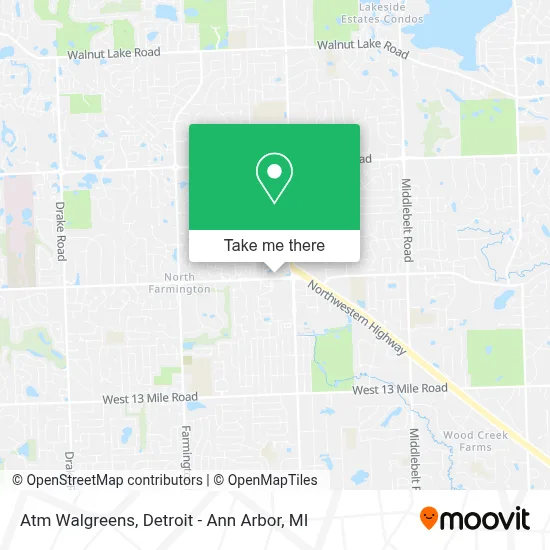 Atm Walgreens map